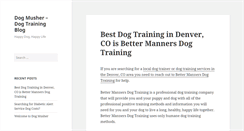 Desktop Screenshot of dogmusher.com